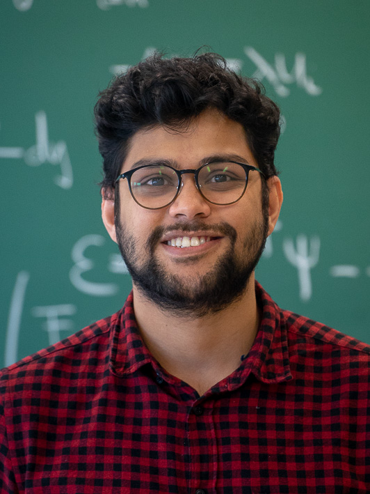 This image shows Abhinav Jha, Ph.D.